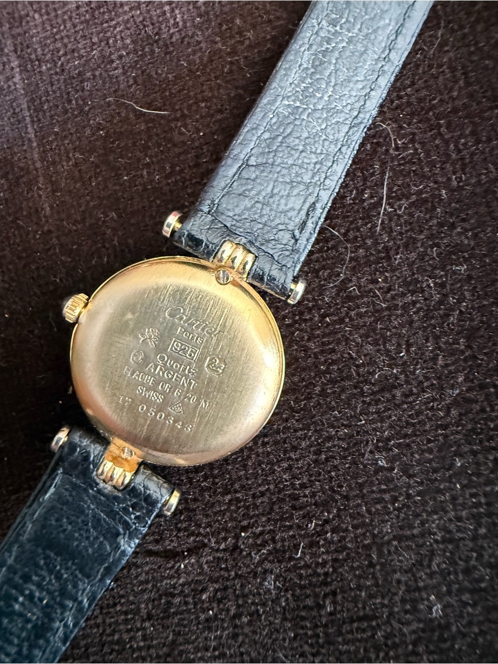 Must de Cartier solid sterling silver 18k gold plated - Picture 7 of 11